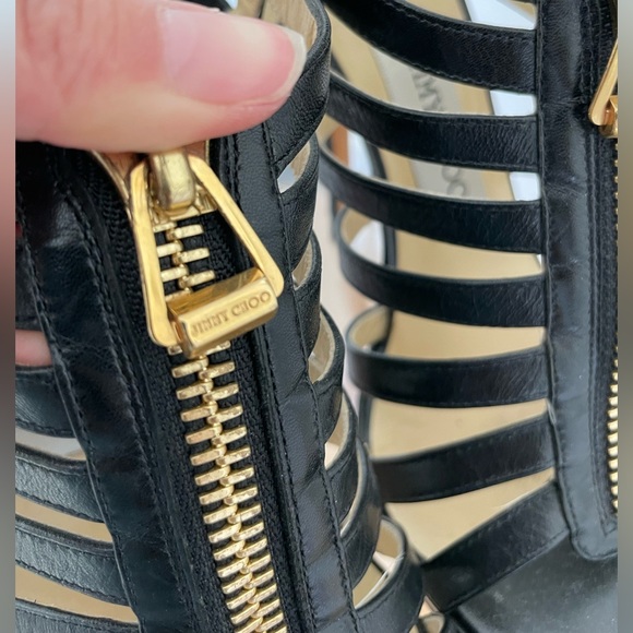 Jimmy Choo Vintage Cutout Heels - Picture 2 of 5